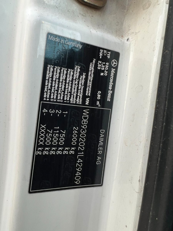 Mercedes-Benz Actros 2532 6x2 MP3 Faun Power Press 524 - 쓰레기차 : 사진 5 Mercedes-Benz Actros 2532 6x2 MP3 Faun Power Press 524 - 쓰레기차 : 사진 5