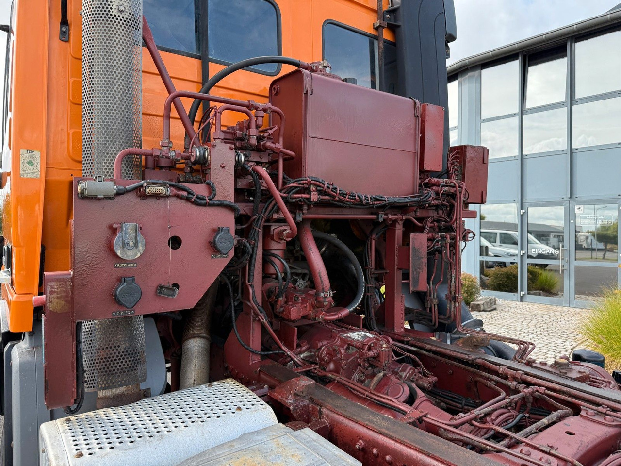 캡 새시 트럭 Mercedes-Benz Actros 3340 6x6 Dautel Wechselsystem + Kupplung : 사진 9 캡 새시 트럭 Mercedes-Benz Actros 3340 6x6 Dautel Wechselsystem + Kupplung : 사진 9