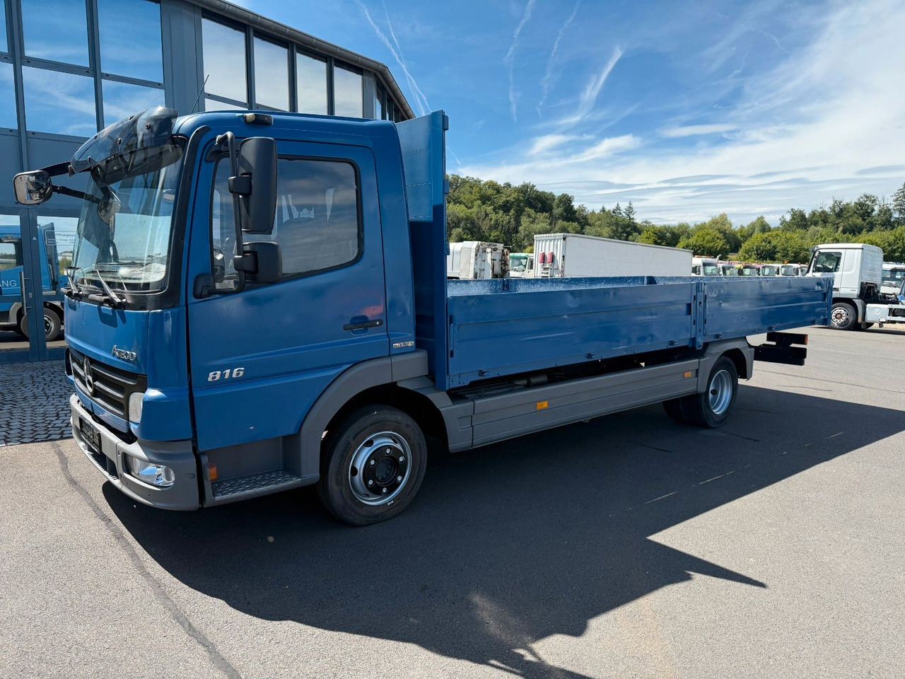 Mercedes-Benz Atego 816 Euro 5 AHK + Druckluftanschlüssen - 드롭사이드/ 플랫베드 트럭 : 사진 3 Mercedes-Benz Atego 816 Euro 5 AHK + Druckluftanschlüssen - 드롭사이드/ 플랫베드 트럭 : 사진 3