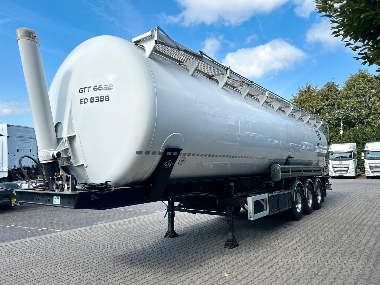 Feldbinder KIP 60.3, Alufelgen - 사일로 세미 트레일러 : 사진 5 Feldbinder KIP 60.3, Alufelgen - 사일로 세미 트레일러 : 사진 5