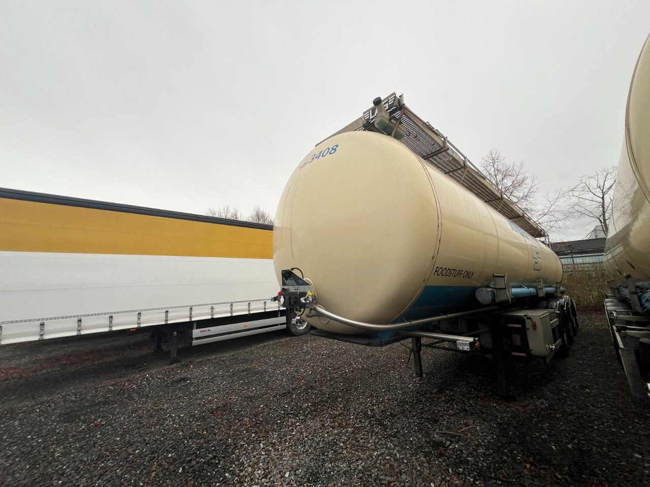 Lag 32000 l Lebensmitteltank mit 3 Kammern, ADR - 유조 세미 트레일러 : 사진 2 Lag 32000 l Lebensmitteltank mit 3 Kammern, ADR - 유조 세미 트레일러 : 사진 2