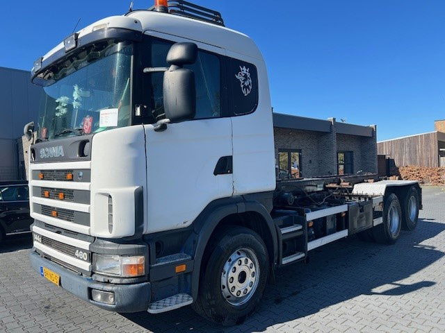 Scania R144-460 V8 .460 6x2 - 컨테이너 운반 장치/ 스와프 보디 트럭 : 사진 1 Scania R144-460 V8 .460 6x2 - 컨테이너 운반 장치/ 스와프 보디 트럭 : 사진 1
