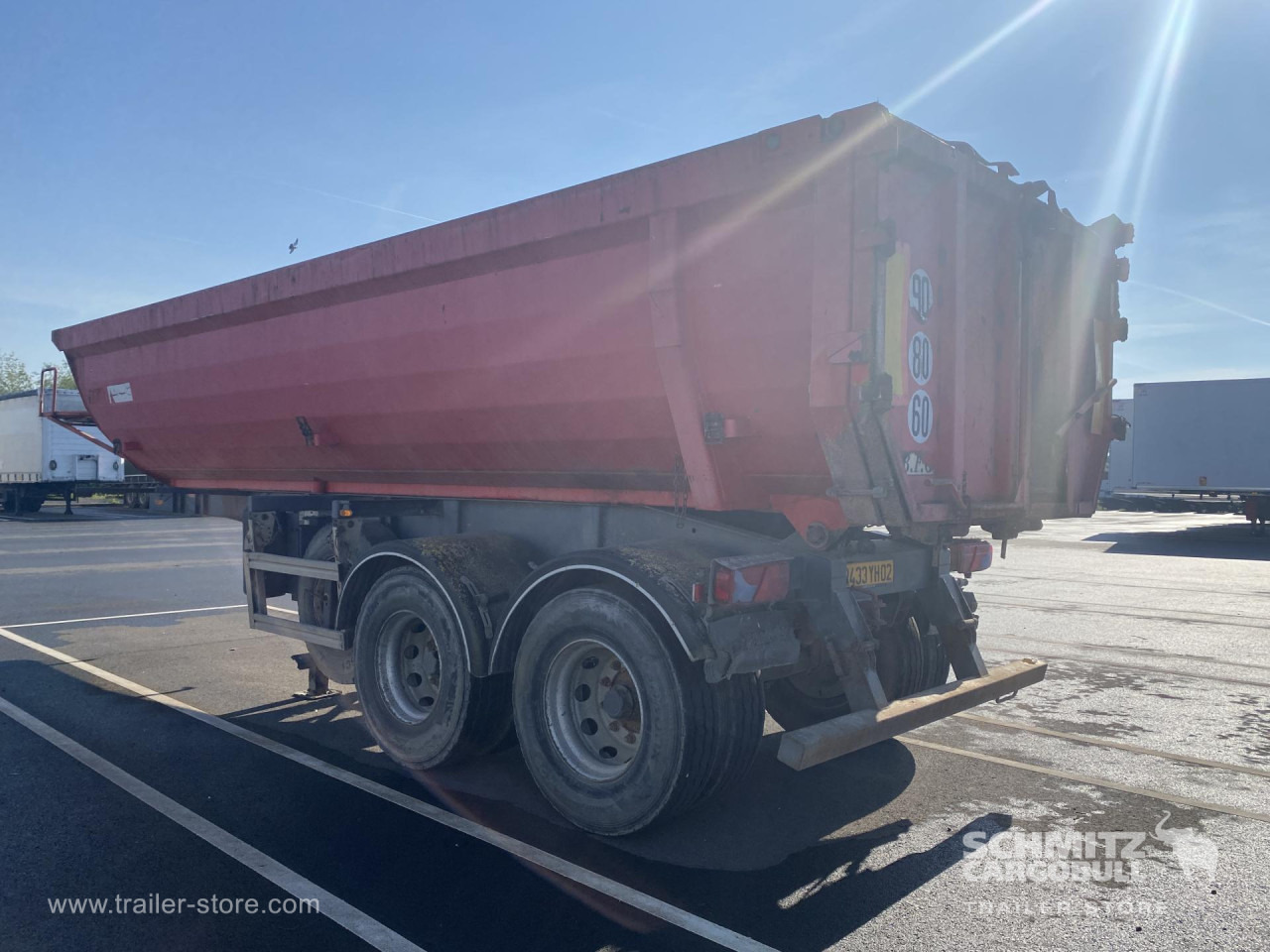 Tipper Steel half pipe body 91m³ - 덤프 세미 트레일러 : 사진 4 Tipper Steel half pipe body 91m³ - 덤프 세미 트레일러 : 사진 4
