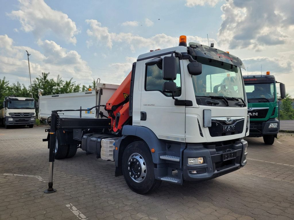 MAN TG-M 18.340 4x2 2-Achs Kipper Kran Palf. PK 130 - 덤프트럭, 크레인 트럭 : 사진 2 MAN TG-M 18.340 4x2 2-Achs Kipper Kran Palf. PK 130 - 덤프트럭, 크레인 트럭 : 사진 2