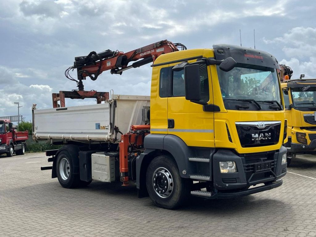 MAN TG-S 18.400 4x2 BL 2-Achs Kipper Kran Atlas 120+ - 덤프트럭, 크레인 트럭 : 사진 2 MAN TG-S 18.400 4x2 BL 2-Achs Kipper Kran Atlas 120+ - 덤프트럭, 크레인 트럭 : 사진 2