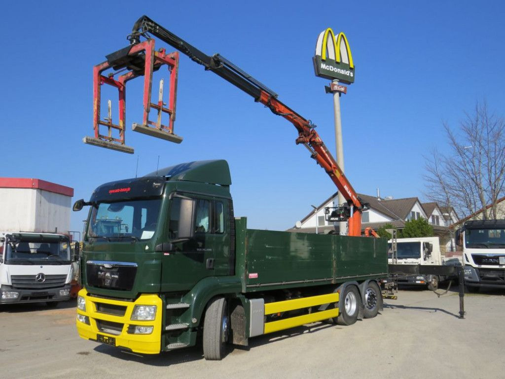 MAN TG-S 26.400 6x2-2 BL Pritsche Heckkran Atlas 165 - 트럭, 크레인 트럭 : 사진 1 MAN TG-S 26.400 6x2-2 BL Pritsche Heckkran Atlas 165 - 트럭, 크레인 트럭 : 사진 1