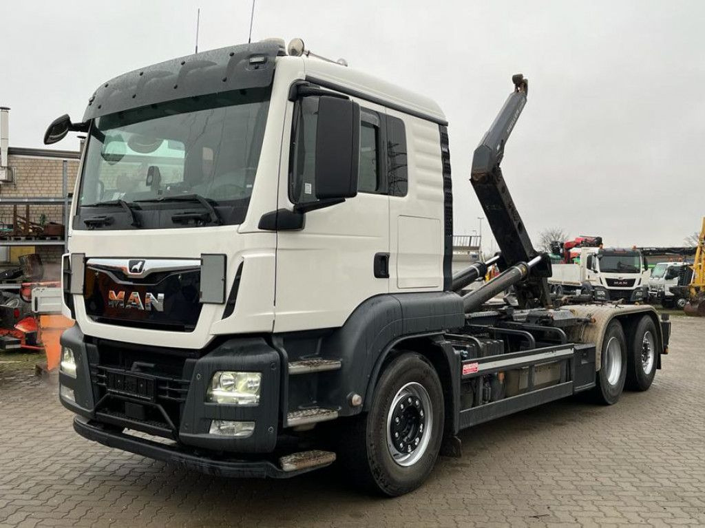 MAN TG-S 26.460 6x2-2 BL Abrollkipper Meiller, Funk - 후크 리프트 트럭 : 사진 1 MAN TG-S 26.460 6x2-2 BL Abrollkipper Meiller, Funk - 후크 리프트 트럭 : 사진 1