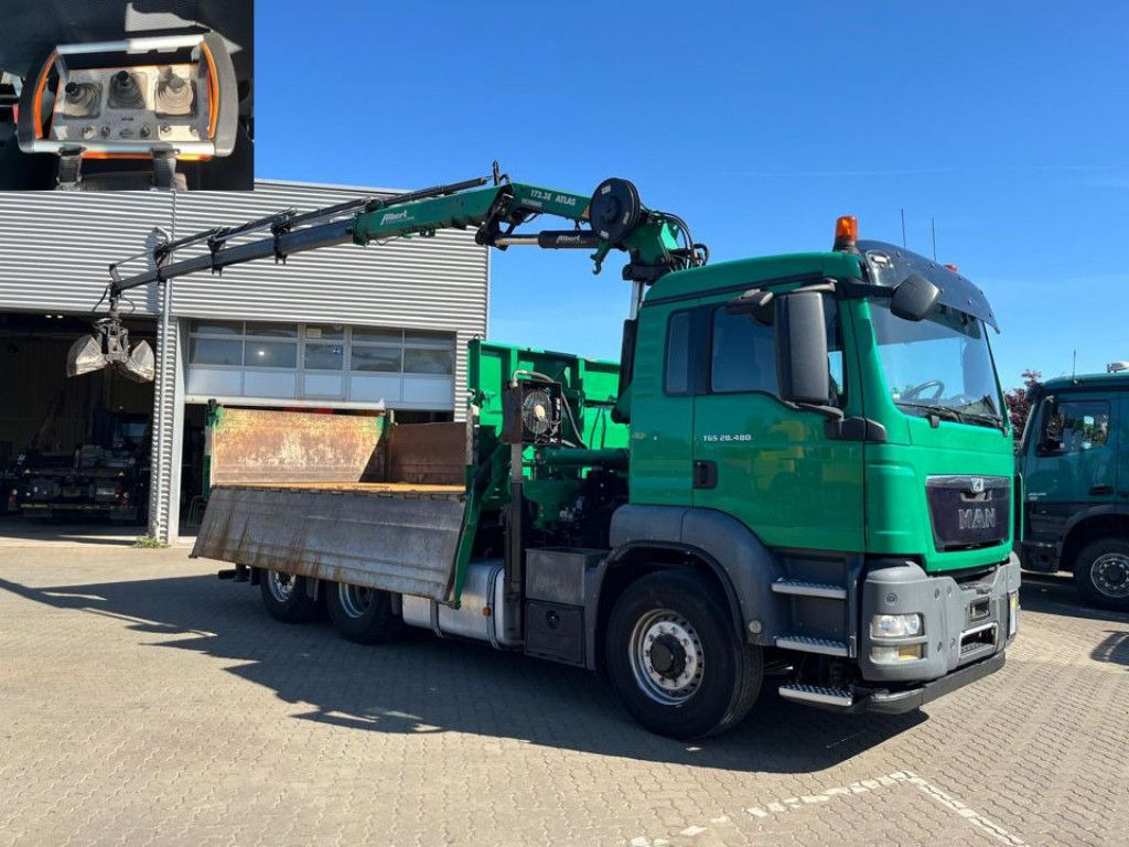 MAN TG-S 28.480 6x4H-4 BL 3-Achs Kipper Kran Funk Li - 덤프트럭, 크레인 트럭 : 사진 3 MAN TG-S 28.480 6x4H-4 BL 3-Achs Kipper Kran Funk Li - 덤프트럭, 크레인 트럭 : 사진 3