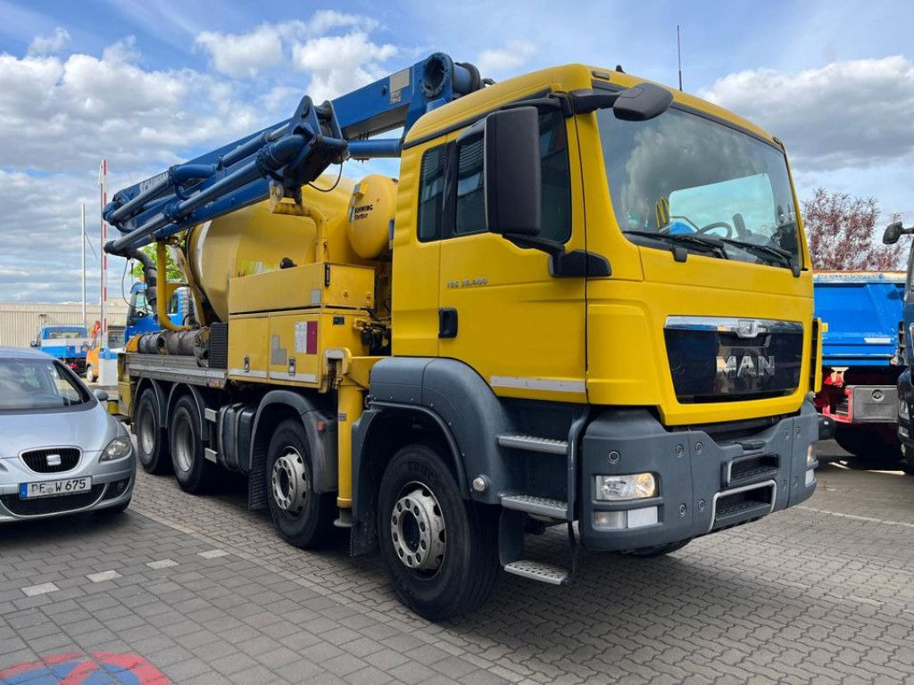 MAN TG-S 35.360 8x4 BB Pumi Pumi 24mKolbenpumpe deut - 콘크리트 펌프 트럭 : 사진 2 MAN TG-S 35.360 8x4 BB Pumi Pumi 24mKolbenpumpe deut - 콘크리트 펌프 트럭 : 사진 2