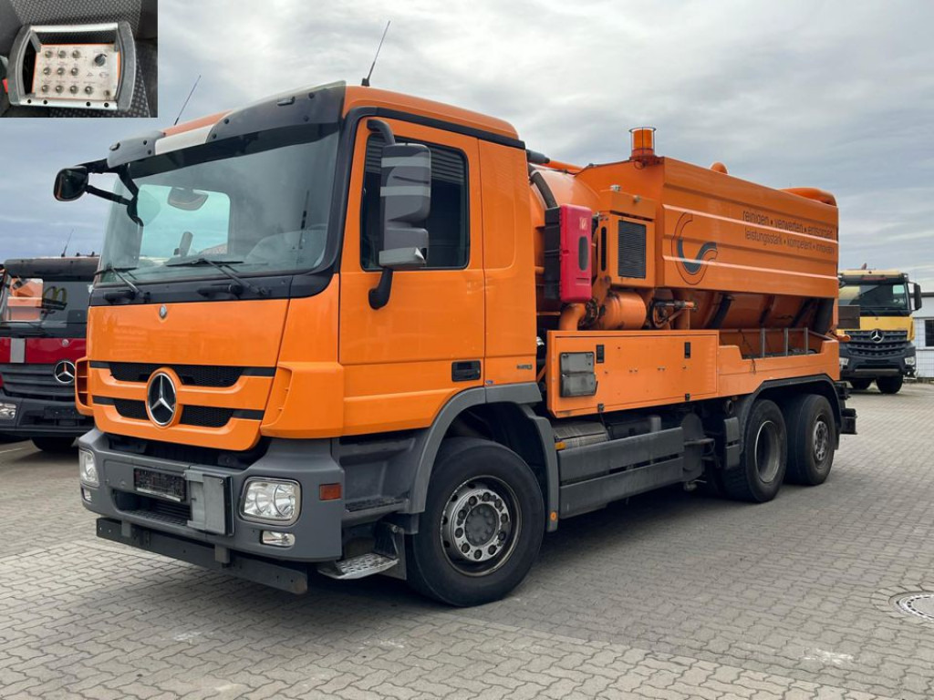 MERCEDES-BENZ Actros 2546 L 6x2 Saug + Spülwagen super Zustand ADR - 진공 흡입 트럭 : 사진 1 MERCEDES-BENZ Actros 2546 L 6x2 Saug + Spülwagen super Zustand ADR - 진공 흡입 트럭 : 사진 1
