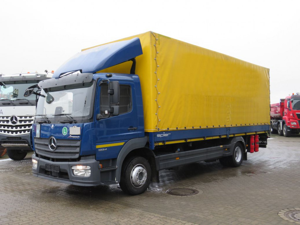 MERCEDES-BENZ Atego 1224 L Pritsche LBW LBW 1.5to - 커튼사이더 트럭 : 사진 1 MERCEDES-BENZ Atego 1224 L Pritsche LBW LBW 1.5to - 커튼사이더 트럭 : 사진 1