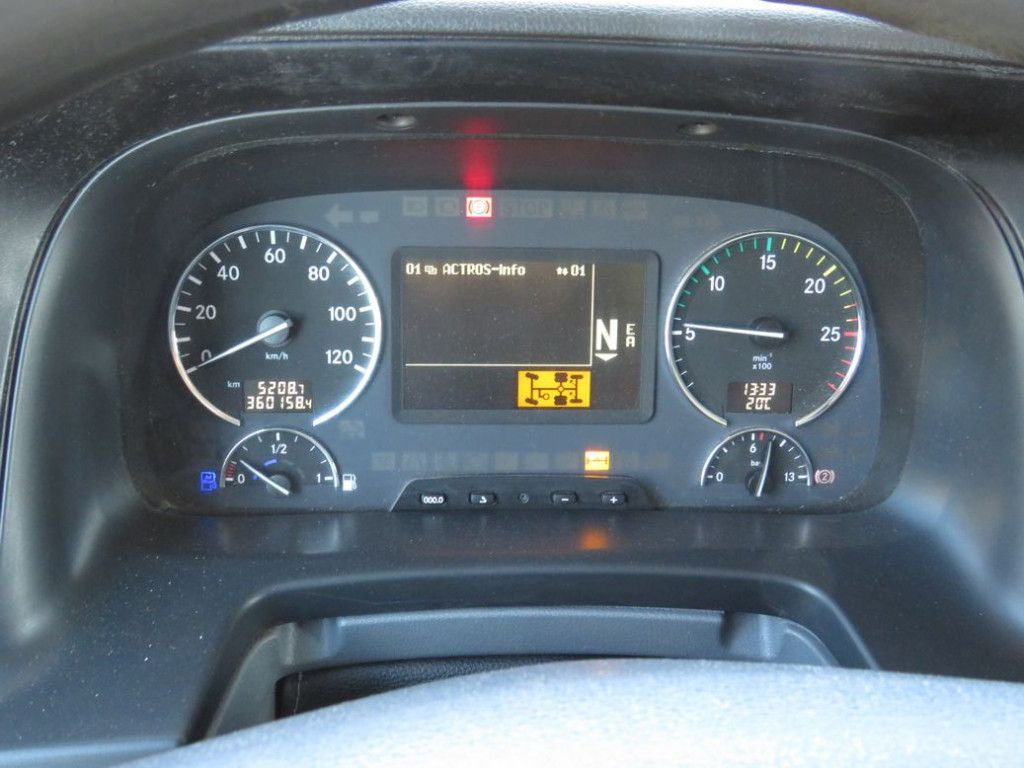 크레인 트럭, 드롭사이드/ 플랫베드 트럭 Mercedes-Benz Actros 2541 L6x2 Pritsche Heckkran Funk : 사진 6