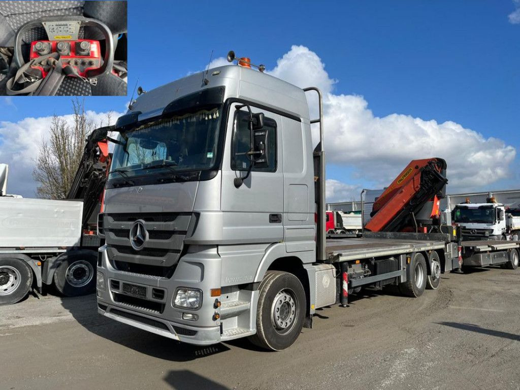 Mercedes-Benz Actros 2541 Pritsche Heckkran Palfinger PK 40002 - 크레인 트럭 : 사진 1 Mercedes-Benz Actros 2541 Pritsche Heckkran Palfinger PK 40002 - 크레인 트럭 : 사진 1