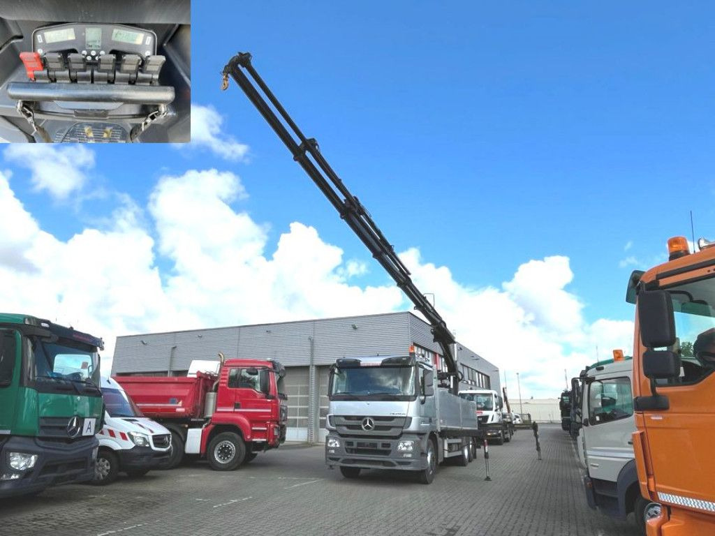 Mercedes-Benz Actros 2546 L 6x2 Pritsche Heckkran Hiab 288 6x - 크레인 트럭, 드롭사이드/ 플랫베드 트럭 : 사진 1 Mercedes-Benz Actros 2546 L 6x2 Pritsche Heckkran Hiab 288 6x - 크레인 트럭, 드롭사이드/ 플랫베드 트럭 : 사진 1