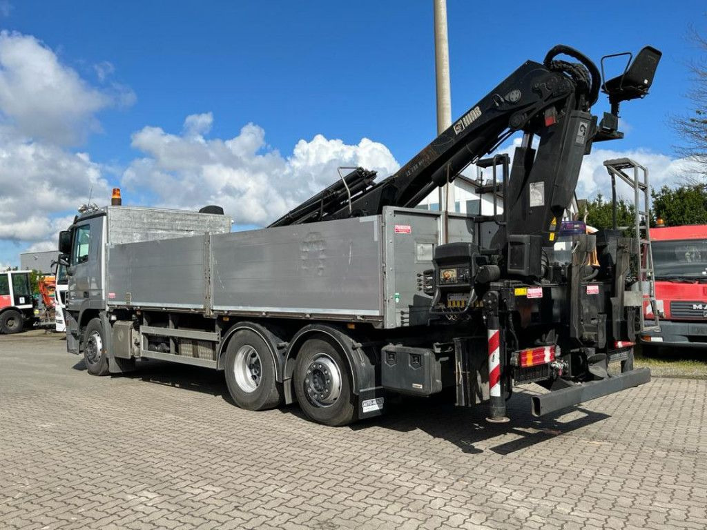 Mercedes-Benz Actros 2546 L 6x2 Pritsche Heckkran Hiab 288 6x - 크레인 트럭, 드롭사이드/ 플랫베드 트럭 : 사진 5 Mercedes-Benz Actros 2546 L 6x2 Pritsche Heckkran Hiab 288 6x - 크레인 트럭, 드롭사이드/ 플랫베드 트럭 : 사진 5