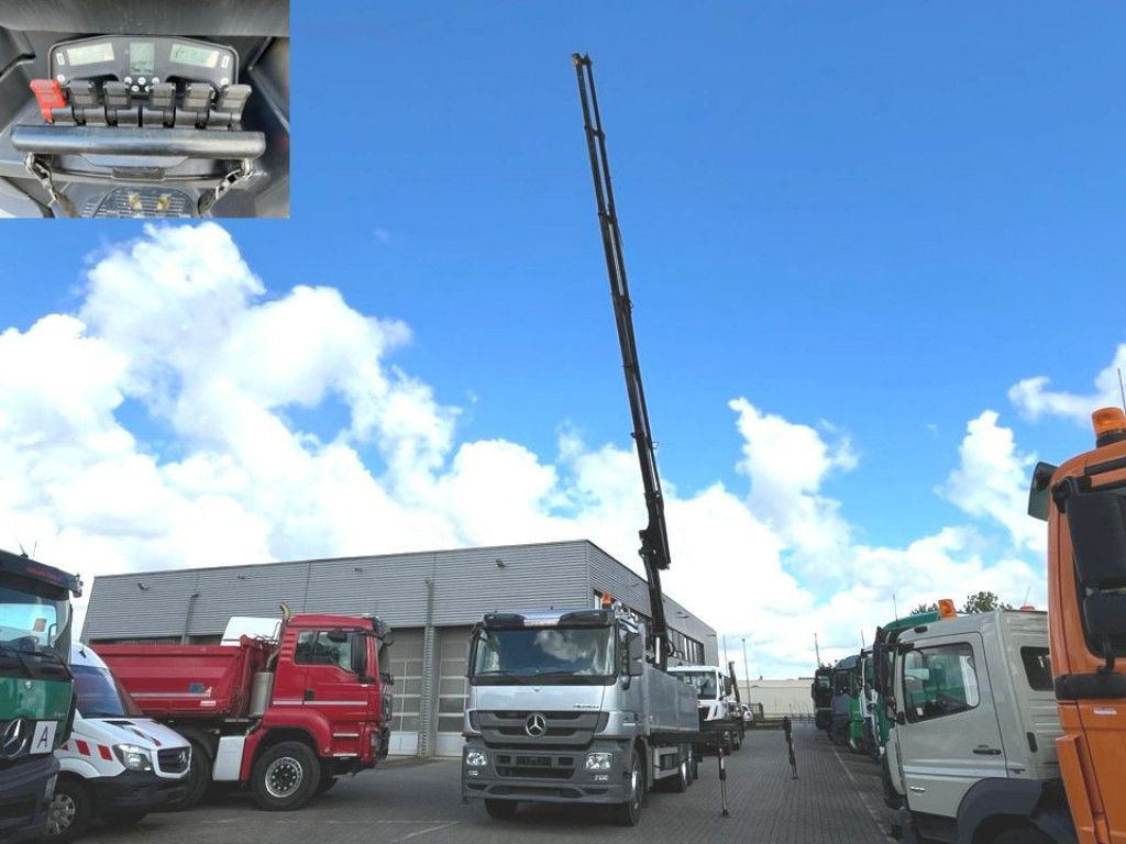 Mercedes-Benz Actros 2546 L 6x2 Pritsche Heckkran Hiab 288 6x - 크레인 트럭, 드롭사이드/ 플랫베드 트럭 : 사진 4 Mercedes-Benz Actros 2546 L 6x2 Pritsche Heckkran Hiab 288 6x - 크레인 트럭, 드롭사이드/ 플랫베드 트럭 : 사진 4