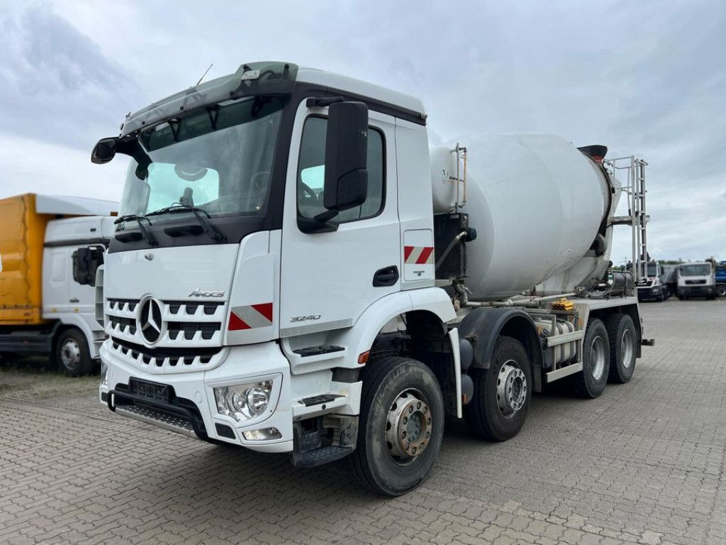 Mercedes-Benz Arocs 3240 B 8x4 Betonmischer Deutsch Top AP Ach - 콘크리트 믹서 트럭 : 사진 1 Mercedes-Benz Arocs 3240 B 8x4 Betonmischer Deutsch Top AP Ach - 콘크리트 믹서 트럭 : 사진 1