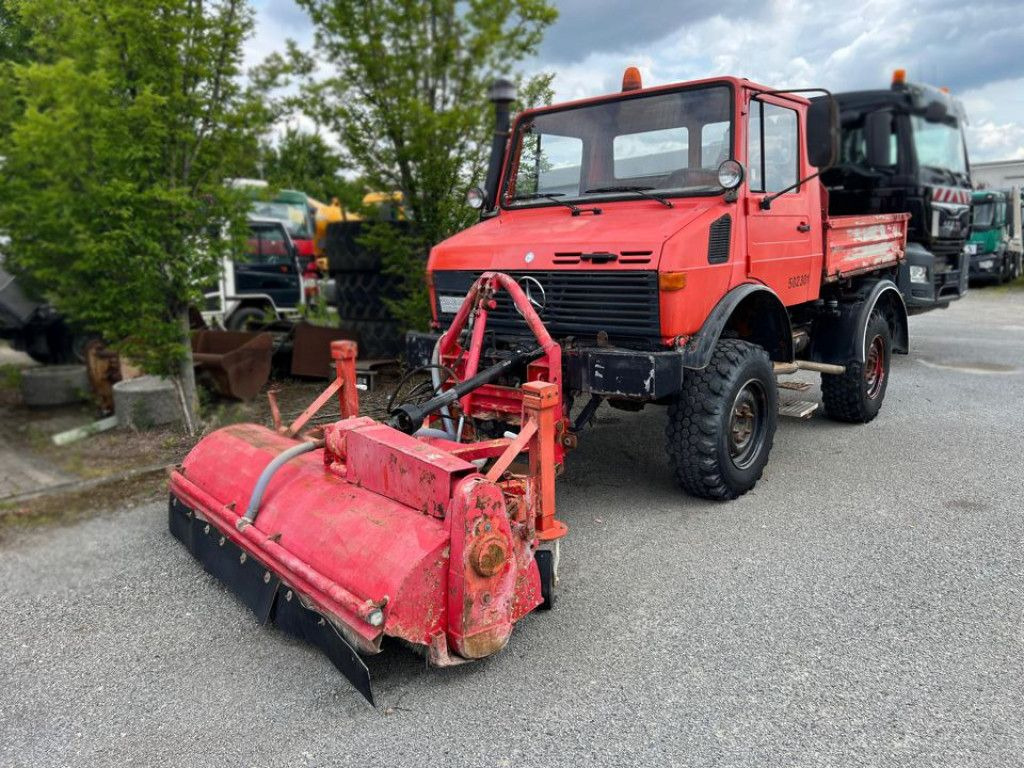 Mercedes-Benz Unimog U 424 2-Achs Allradkipper Front+Heckhydra - 덤프트럭 : 사진 1 Mercedes-Benz Unimog U 424 2-Achs Allradkipper Front+Heckhydra - 덤프트럭 : 사진 1