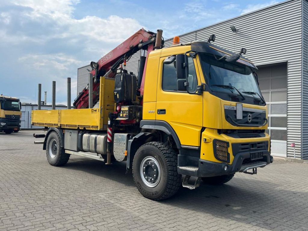 드롭사이드/ 플랫베드 트럭, 크레인 트럭 VOLVO (S) Truck FM 330 4x4 Pritsche Kran Singelreifen Funkfernbedienung : 사진 6