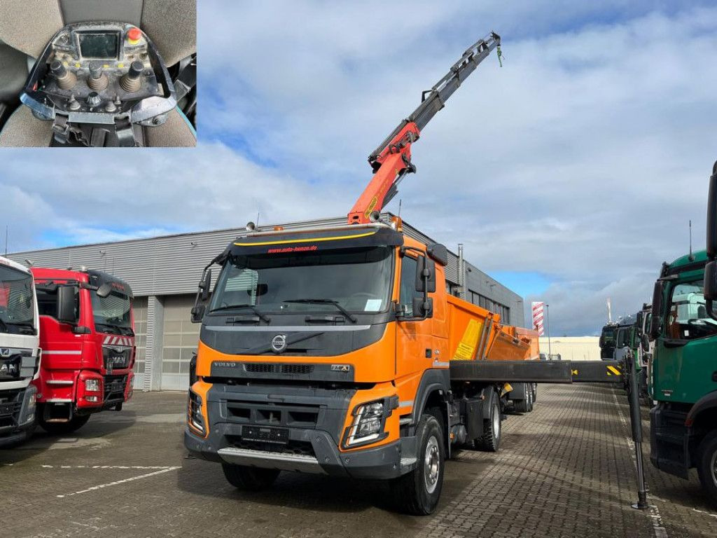Volvo FMX 460 4x2 2-Achs Kipper Kran Funk+5fach hyd - 덤프트럭, 크레인 트럭 : 사진 3 Volvo FMX 460 4x2 2-Achs Kipper Kran Funk+5fach hyd - 덤프트럭, 크레인 트럭 : 사진 3