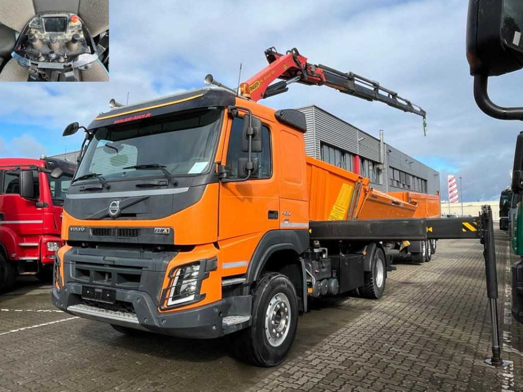 Volvo FMX 460 4x2 2-Achs Kipper Kran Funk+5fach hyd - 덤프트럭, 크레인 트럭 : 사진 1 Volvo FMX 460 4x2 2-Achs Kipper Kran Funk+5fach hyd - 덤프트럭, 크레인 트럭 : 사진 1