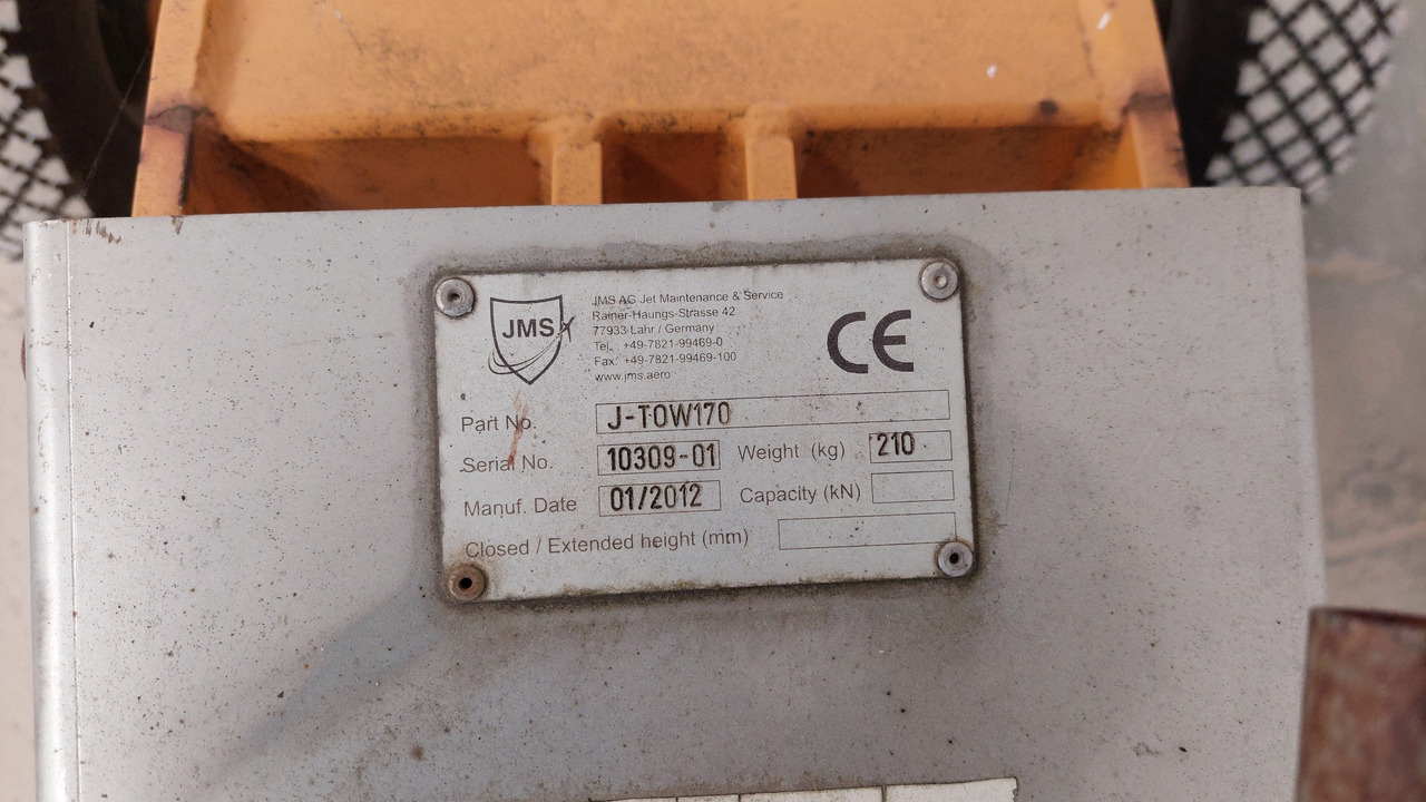 Towbar J-TOW170 JMS - 지상 지원 장비 : 사진 2 Towbar J-TOW170 JMS - 지상 지원 장비 : 사진 2