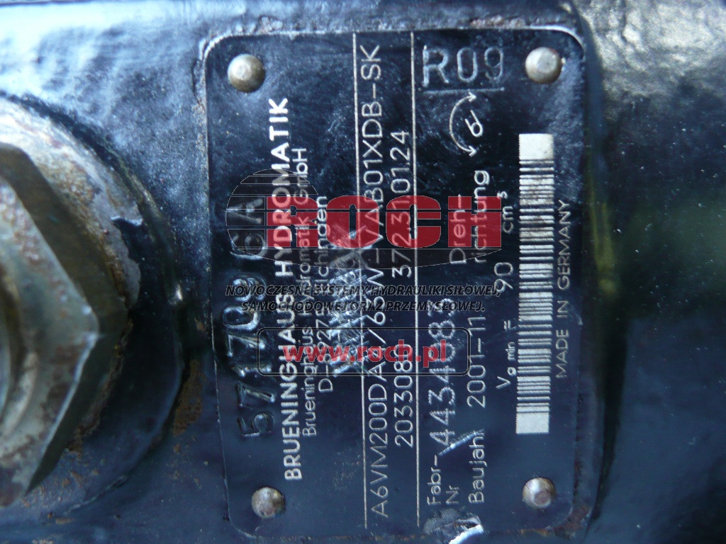 BRUENINGHAUS HYDROMATIK A6VM200DA4/63W-VAB01XDB-SK 2033080 372.31.01.24 - 유압 모터 : 사진 2 BRUENINGHAUS HYDROMATIK A6VM200DA4/63W-VAB01XDB-SK 2033080 372.31.01.24 - 유압 모터 : 사진 2