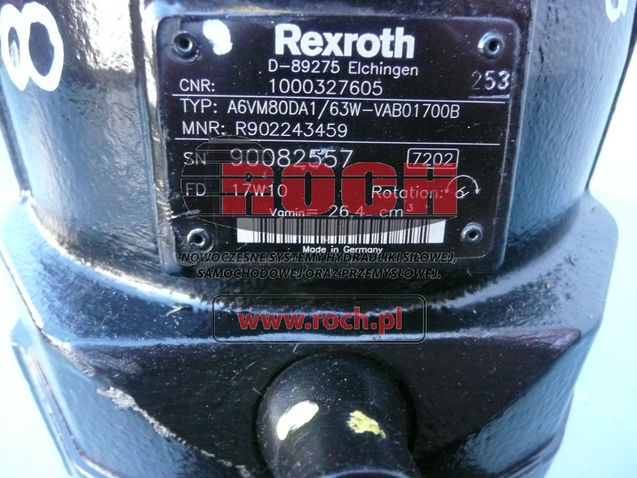 REXROTH A6VM80DA1/63W-VAB01700B 1000327605 - 유압 모터 텔레스코픽 핸들러 용 : 사진 2 REXROTH A6VM80DA1/63W-VAB01700B 1000327605 - 유압 모터 텔레스코픽 핸들러 용 : 사진 2