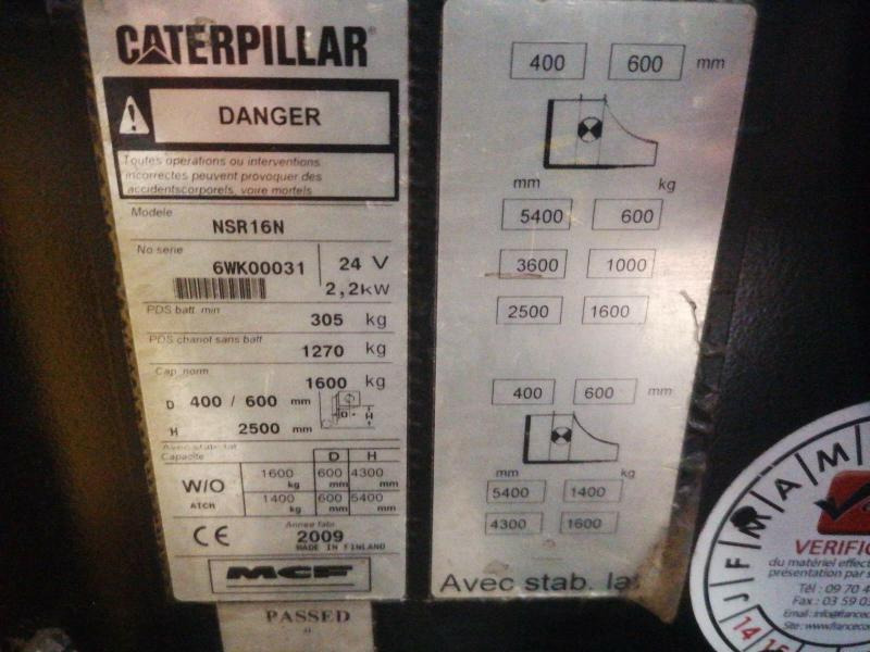 스태커 Caterpillar NSR16N : 사진 9