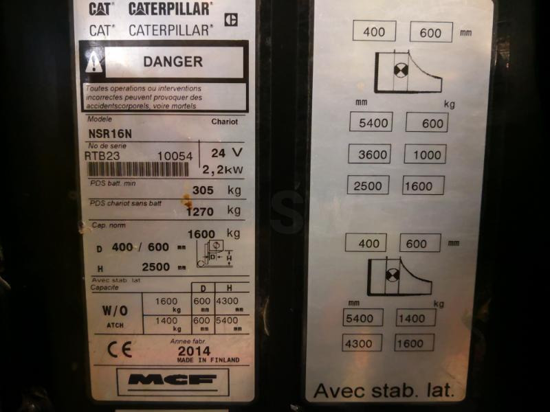 스태커 Caterpillar NSR16N : 사진 10