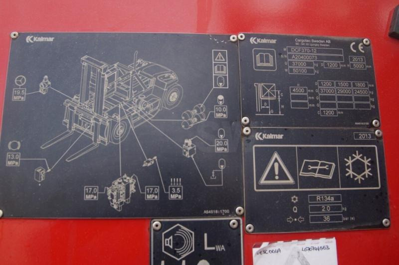Kalmar DCF370-1200 - 디젤 지게차 : 사진 3 Kalmar DCF370-1200 - 디젤 지게차 : 사진 3