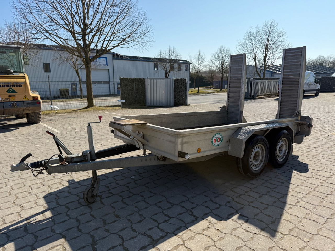 BAOS M303116, Baumaschinen Transportanhänger 3 t - 저하대 트레일러 : 사진 4 BAOS M303116, Baumaschinen Transportanhänger 3 t - 저하대 트레일러 : 사진 4