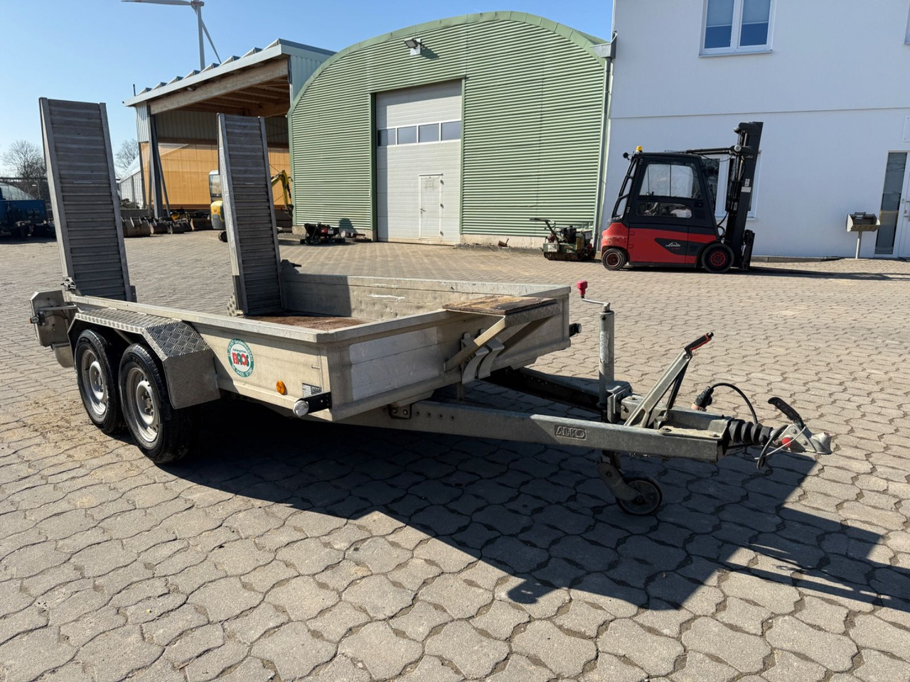BAOS M303116, Baumaschinen Transportanhänger 3 t - 저하대 트레일러 : 사진 1 BAOS M303116, Baumaschinen Transportanhänger 3 t - 저하대 트레일러 : 사진 1