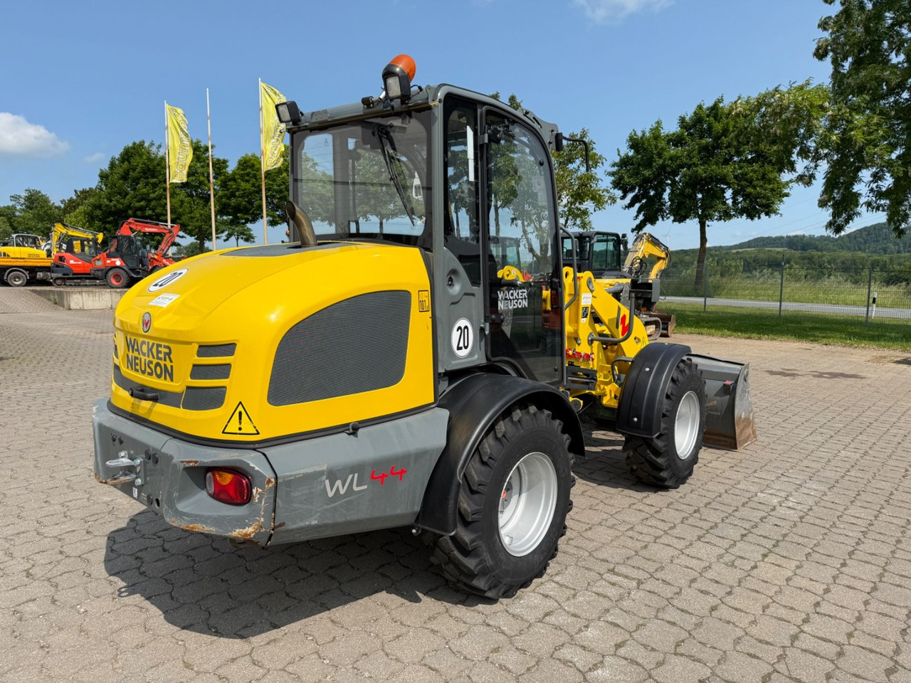 Wacker WL 44, BJ 22, 775 BH, Schaufel, Gabel, TOP - 휠 로더 : 사진 4 Wacker WL 44, BJ 22, 775 BH, Schaufel, Gabel, TOP - 휠 로더 : 사진 4