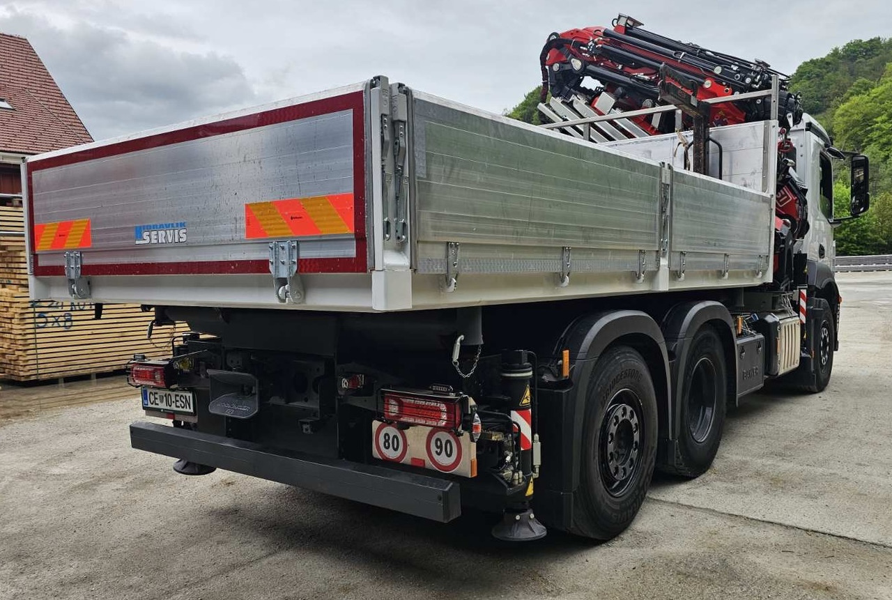 MERCEDES-BENZ Hiab Palfinger Fassi F545-6 JIB-6 - 덤프트럭 : 사진 2 MERCEDES-BENZ Hiab Palfinger Fassi F545-6 JIB-6 - 덤프트럭 : 사진 2