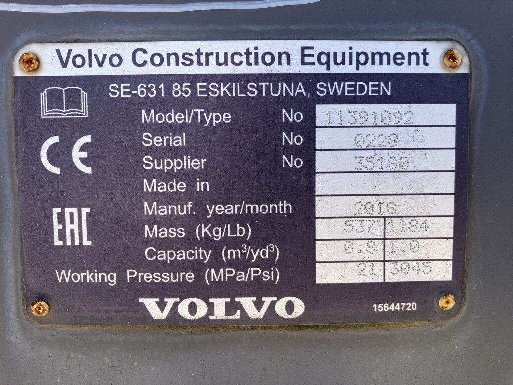 Volvo Klappschaufel mit Zähnen TPZ - 버킷 : 사진 5 Volvo Klappschaufel mit Zähnen TPZ - 버킷 : 사진 5