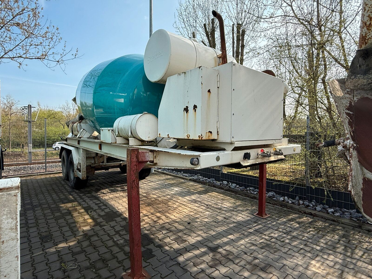 Betonmischer-Auflieger Stetter 10 m³ mit Motor - 세미 트레일러 : 사진 1 Betonmischer-Auflieger Stetter 10 m³ mit Motor - 세미 트레일러 : 사진 1