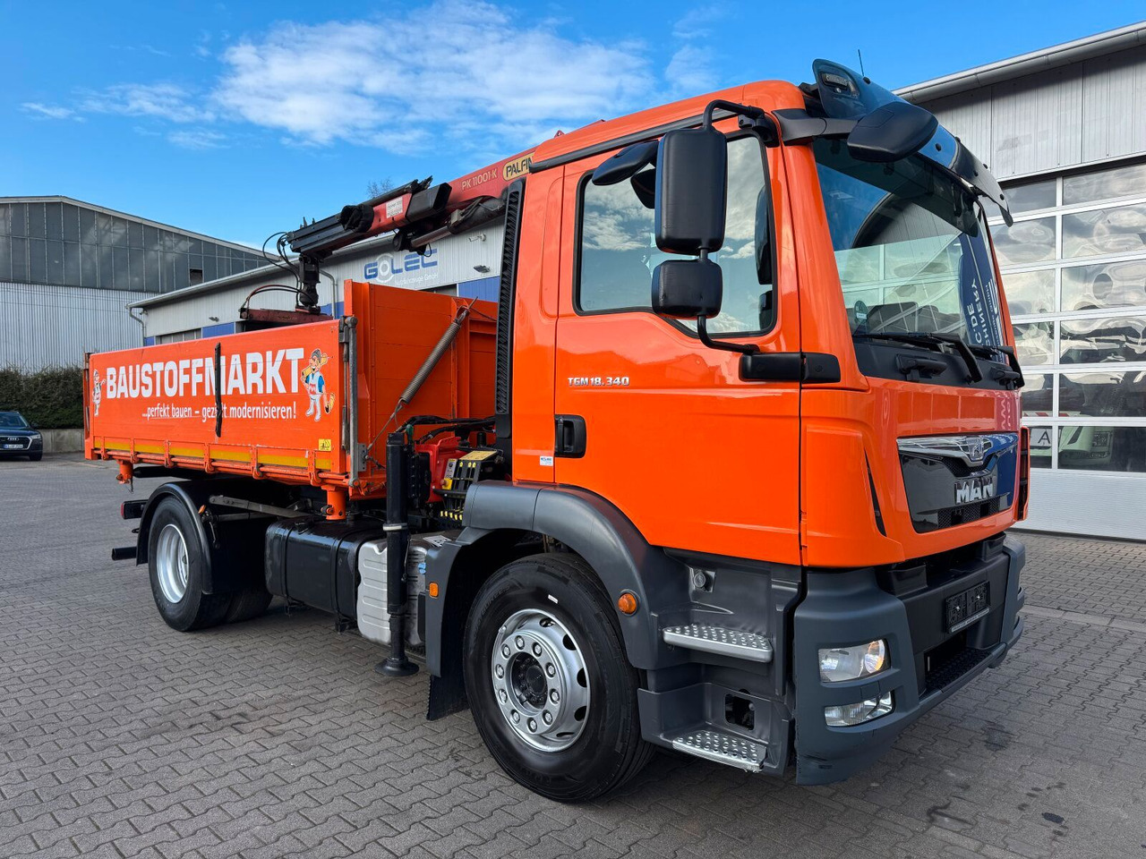 MAN TGM 18.340 4x2 Euro 6 Kipper Kran PK11001.K - 크레인 트럭 : 사진 1 MAN TGM 18.340 4x2 Euro 6 Kipper Kran PK11001.K - 크레인 트럭 : 사진 1