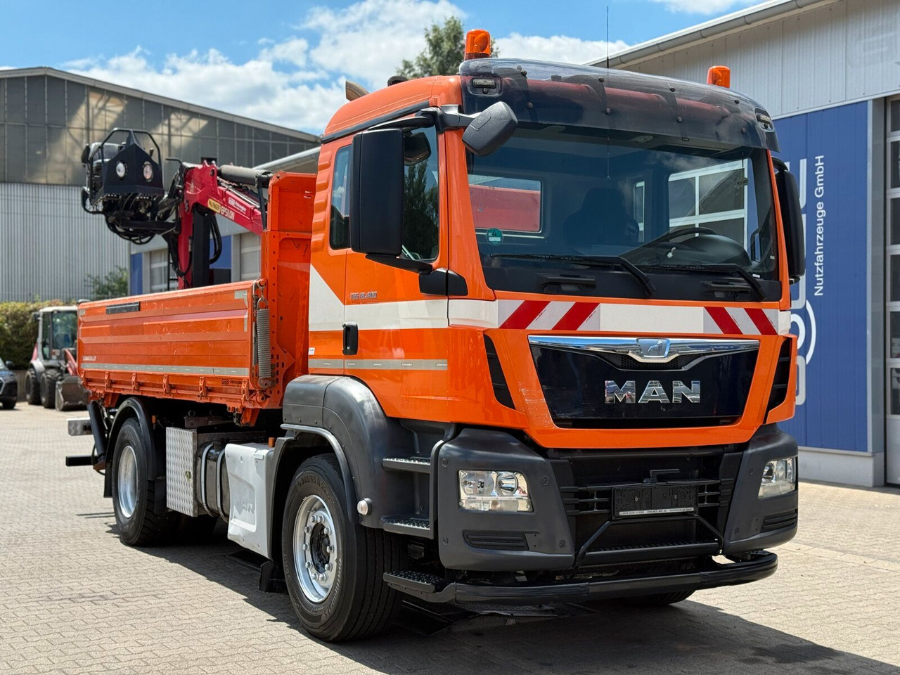 MAN TGS 18.400 4x2 Kipper Bordmatic Kran Palfinger - 크레인 트럭 : 사진 1 MAN TGS 18.400 4x2 Kipper Bordmatic Kran Palfinger - 크레인 트럭 : 사진 1