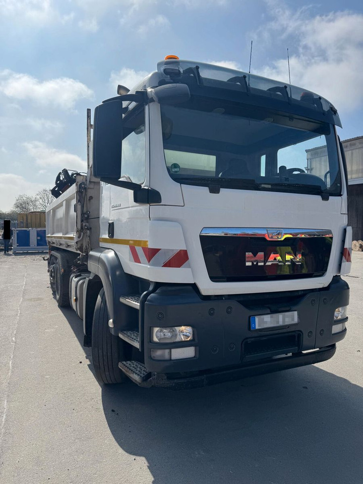 MAN TGS 26.400 6x2*4 Kipper Bordm. Kran ATLAS 172.3E - 덤프트럭, 크레인 트럭 : 사진 1 MAN TGS 26.400 6x2*4 Kipper Bordm. Kran ATLAS 172.3E - 덤프트럭, 크레인 트럭 : 사진 1