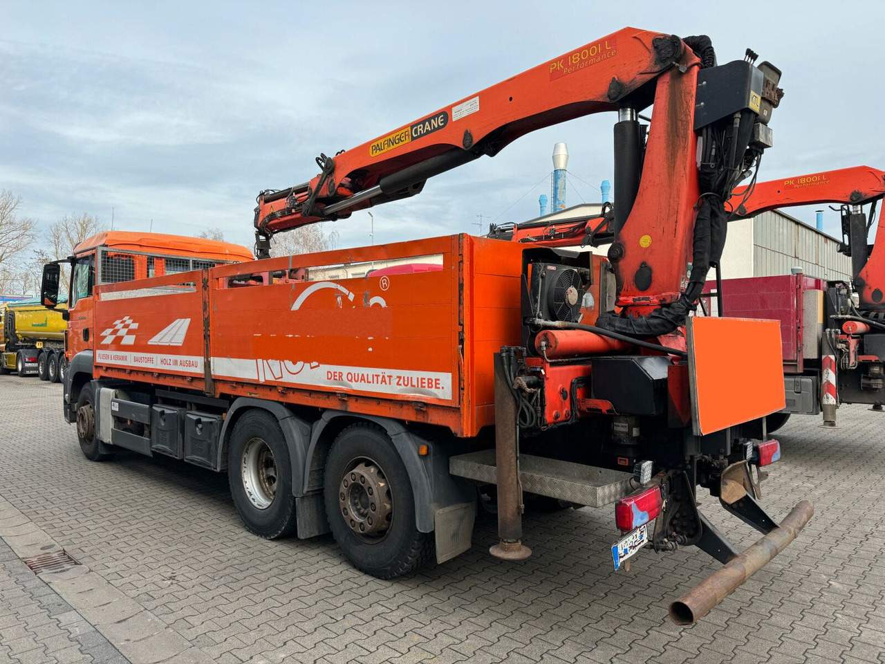 MAN TGS 26.400 6x2 Pritsche Kran Palfinger PK 18001L - 크레인 트럭 : 사진 4 MAN TGS 26.400 6x2 Pritsche Kran Palfinger PK 18001L - 크레인 트럭 : 사진 4