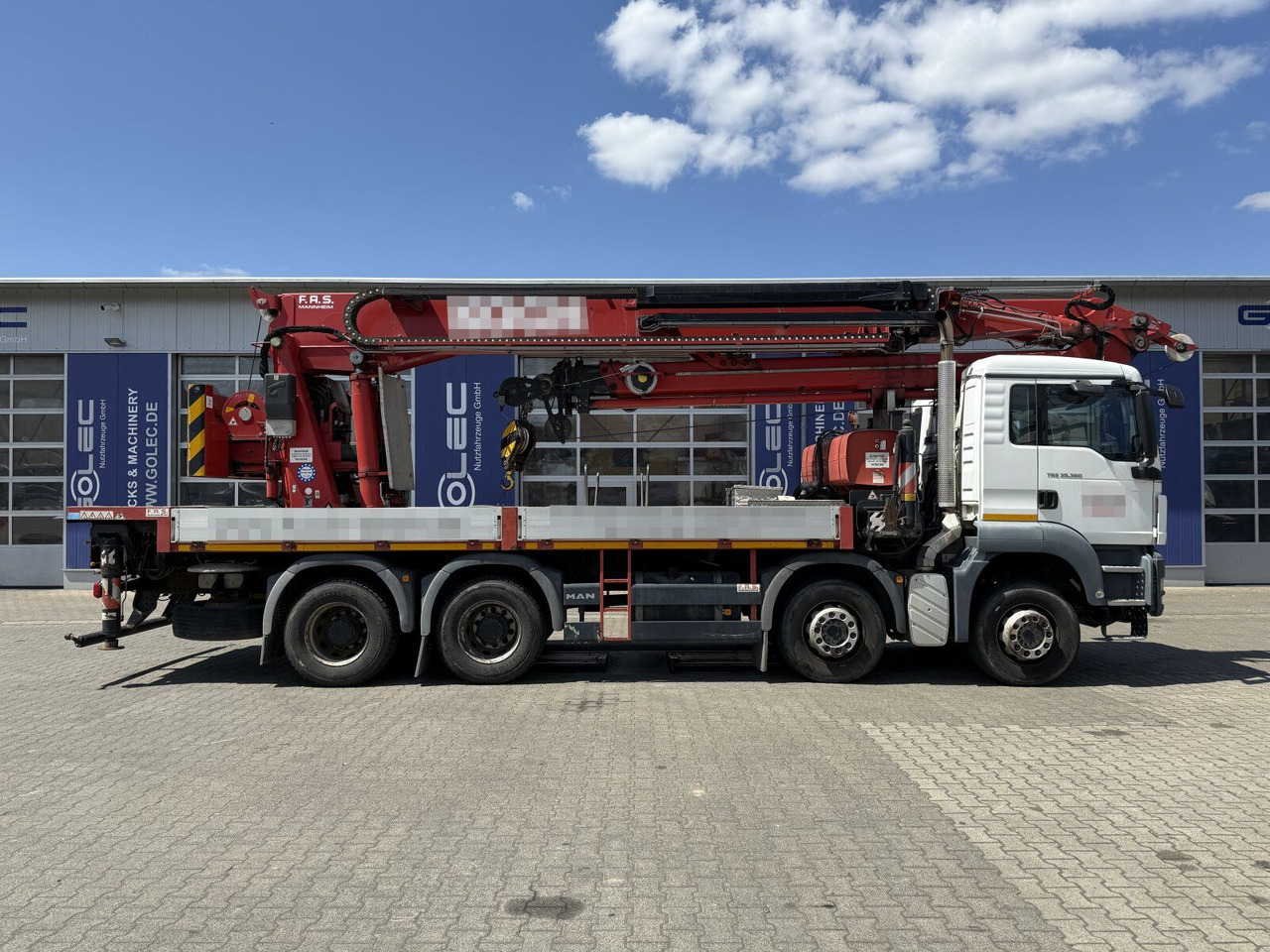 MAN TGS 35.360 8X4 BB Dachdecker Kran bis 52 m - 크레인 트럭 : 사진 2 MAN TGS 35.360 8X4 BB Dachdecker Kran bis 52 m - 크레인 트럭 : 사진 2