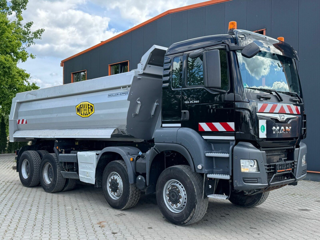 MAN TGS 35.460 8x6 BB Muldenkipper Meiller - 스킵 로더 트럭 : 사진 1 MAN TGS 35.460 8x6 BB Muldenkipper Meiller - 스킵 로더 트럭 : 사진 1