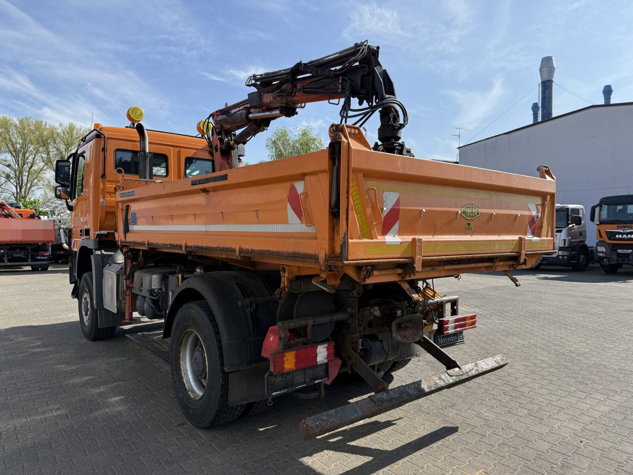 Mercedes-Benz ACTROS 2044 4x4 Kipper Kran ATLAS 65.2 A2L - 덤프트럭, 크레인 트럭 : 사진 5 Mercedes-Benz ACTROS 2044 4x4 Kipper Kran ATLAS 65.2 A2L - 덤프트럭, 크레인 트럭 : 사진 5