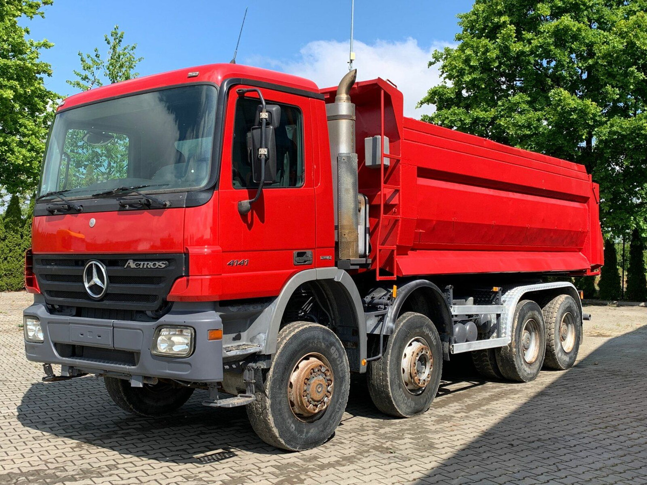 Mercedes-Benz ACTROS 4141 EURO4 8x8 Muldenkipper - 덤프트럭 : 사진 2 Mercedes-Benz ACTROS 4141 EURO4 8x8 Muldenkipper - 덤프트럭 : 사진 2