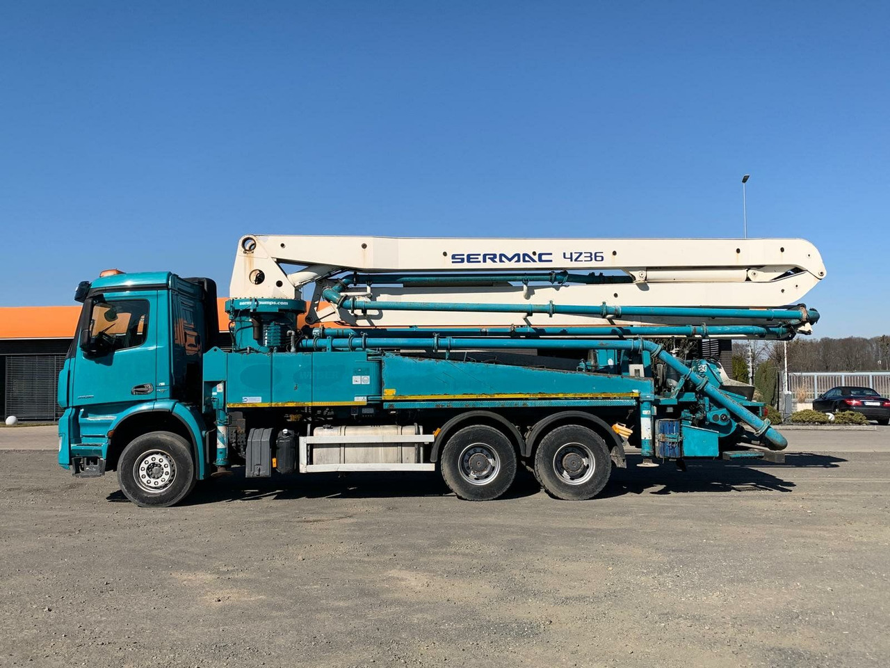Mercedes-Benz AROCS 2636 6x4 Euro 6 Betonpumpe SERMAC 4Z36 - 콘크리트 펌프 트럭 : 사진 4 Mercedes-Benz AROCS 2636 6x4 Euro 6 Betonpumpe SERMAC 4Z36 - 콘크리트 펌프 트럭 : 사진 4