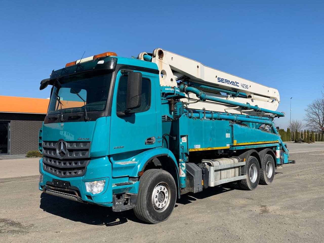 Mercedes-Benz AROCS 2636 6x4 Euro 6 Betonpumpe SERMAC 4Z36 - 콘크리트 펌프 트럭 : 사진 1 Mercedes-Benz AROCS 2636 6x4 Euro 6 Betonpumpe SERMAC 4Z36 - 콘크리트 펌프 트럭 : 사진 1