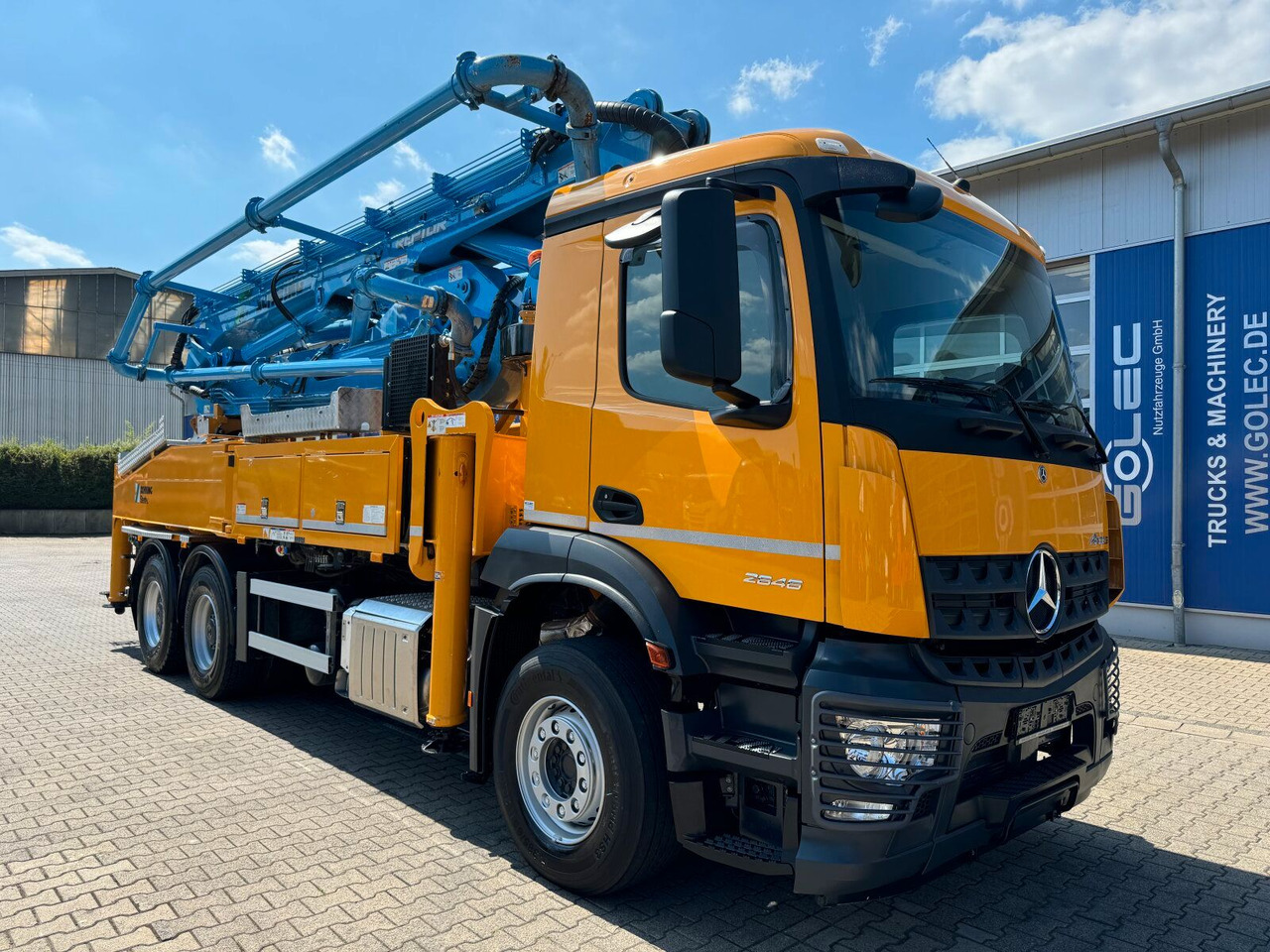 Mercedes-Benz AROCS 2646 6x4 Euro 6 Betonpumpe Schwing S 38 SX - 콘크리트 펌프 트럭 : 사진 1 Mercedes-Benz AROCS 2646 6x4 Euro 6 Betonpumpe Schwing S 38 SX - 콘크리트 펌프 트럭 : 사진 1