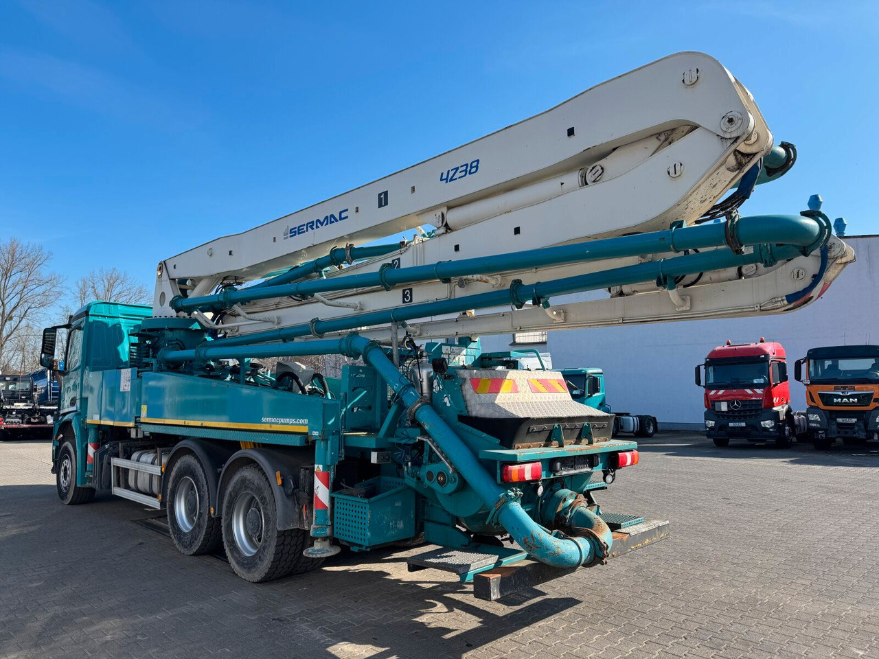 Mercedes-Benz AROCS 2836 6x4 Euro 6 Betonpumpe SERMAC 4Z38 - 콘크리트 펌프 트럭 : 사진 5 Mercedes-Benz AROCS 2836 6x4 Euro 6 Betonpumpe SERMAC 4Z38 - 콘크리트 펌프 트럭 : 사진 5
