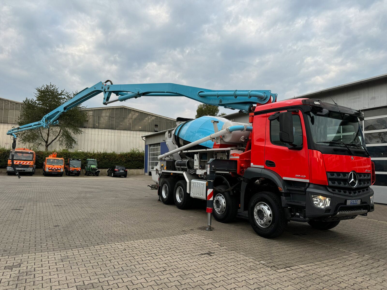 Mercedes-Benz AROCS 3243 8x4 Euro 6 Pumi Putzmeister TMM 24-3 - 콘크리트 펌프 트럭 : 사진 2 Mercedes-Benz AROCS 3243 8x4 Euro 6 Pumi Putzmeister TMM 24-3 - 콘크리트 펌프 트럭 : 사진 2